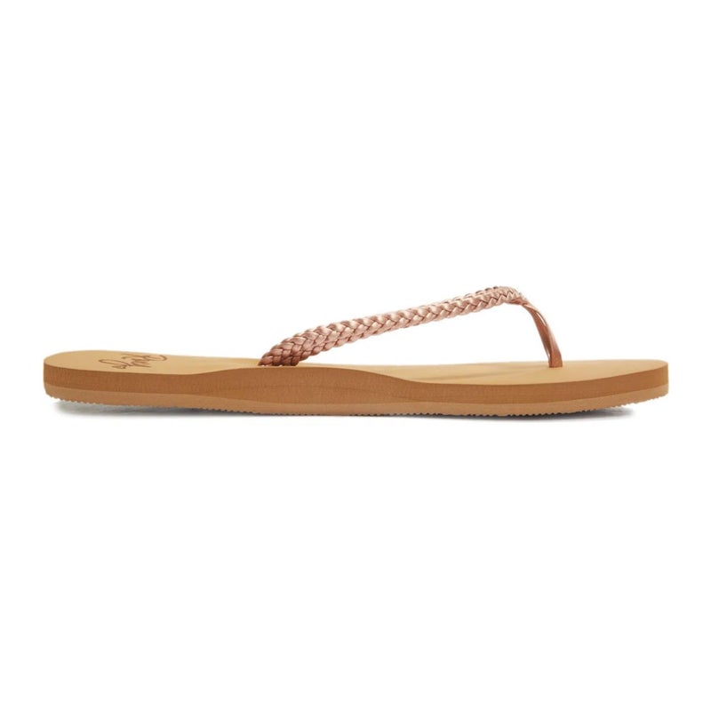 Roxy womens Costas Sandal Flip Flop, Rose Gold, 6 US - Image 2